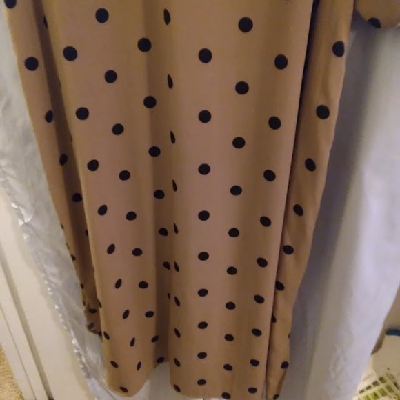 New York & Company Tan and Black Casual Dress Size XL - Picture 4 of 4